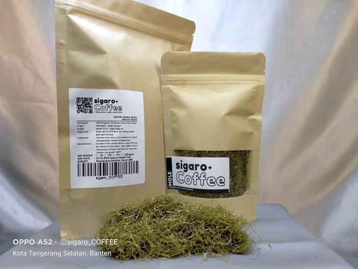 Gambar tembakau linting gayo hijau aceh super premium aroma rasa rokok putih - MOLE, 100 gram dari sigaro_COFFEE undefined 5 Tokopedia