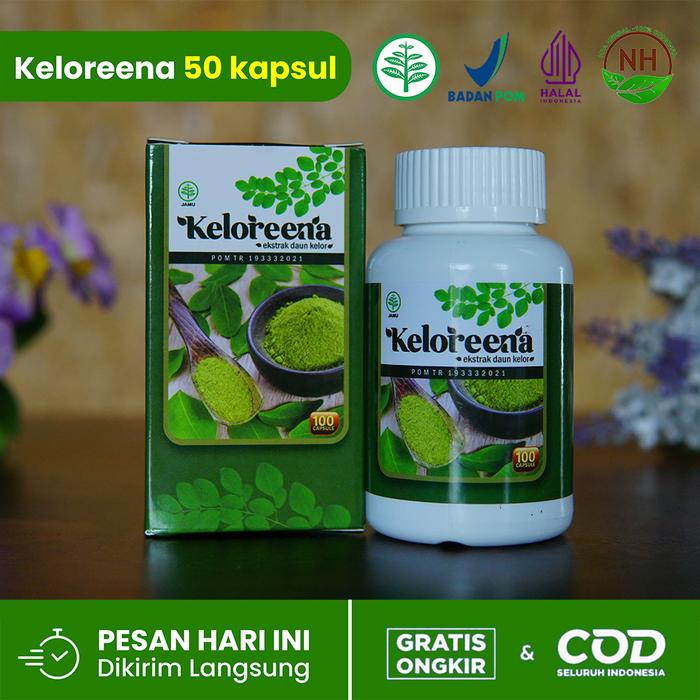 Gambar Keloreena - Obat Kekurangan Kalium - Hipokalemia - Kalium Rendah - 50 KAPSUL dari Toko Herbal Nia undefined Tokopedia