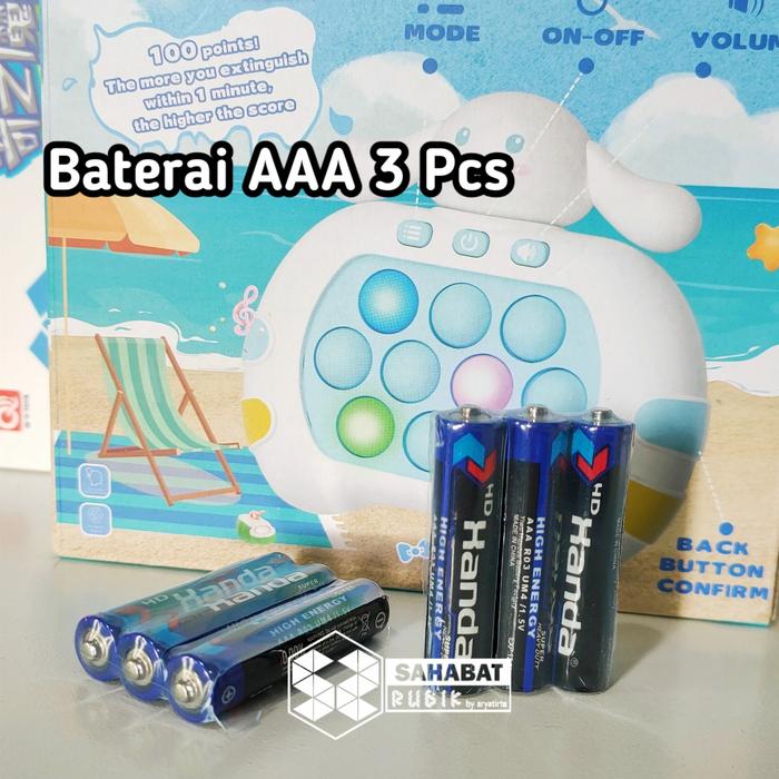 Gambar Mainan Anak Quick Push / Pop It Push Bubble Game Challenge Fidget Toys - Baterai A3 3pcs dari sahabat rubik undefined Tokopedia