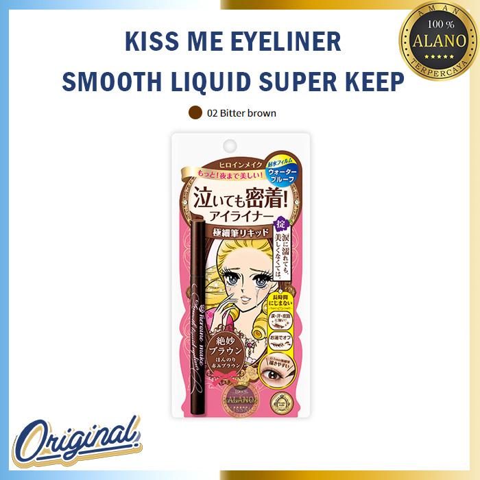 Gambar Kiss Me Heroine Eyeliner Smooth Liquid Super Keep Original Japan - 01 Jet Black dari AlanoStore undefined 4 Tokopedia