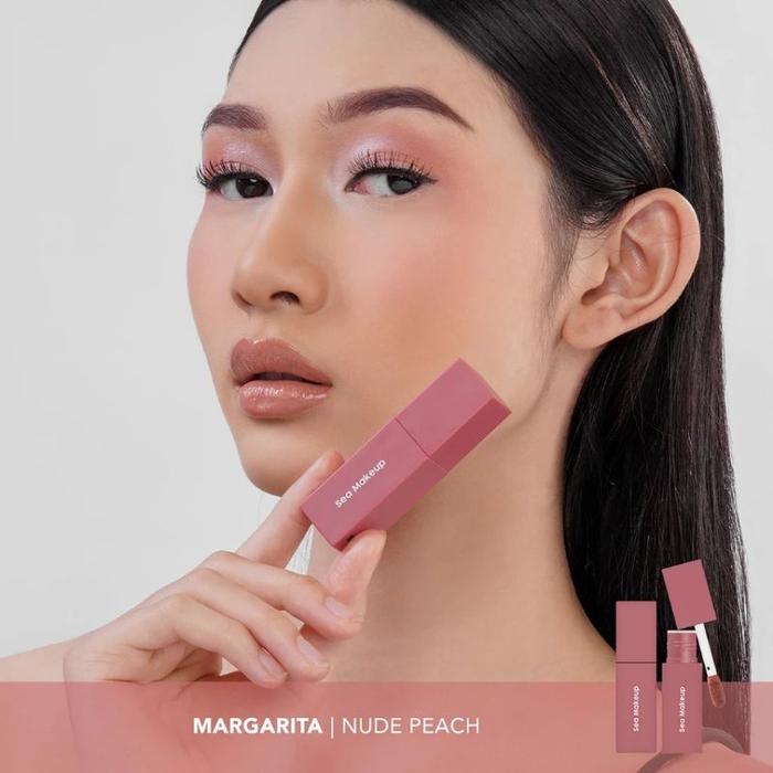 Gambar Sea Makeup Lacquer Shake Lip Ink - 3.8ml Glossy Finish - MARGARITA dari sakuracosmetik undefined Tokopedia