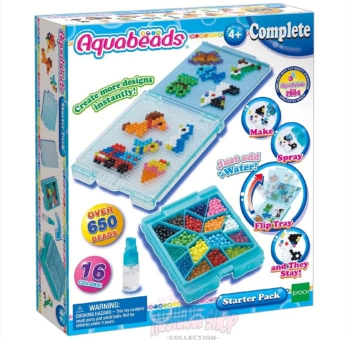 Gambar Mainan Kreatif Aquabeads Easy Starter Set Aqua Shiny Star Beads - Starter Pack dari Mishana Shop undefined Tokopedia