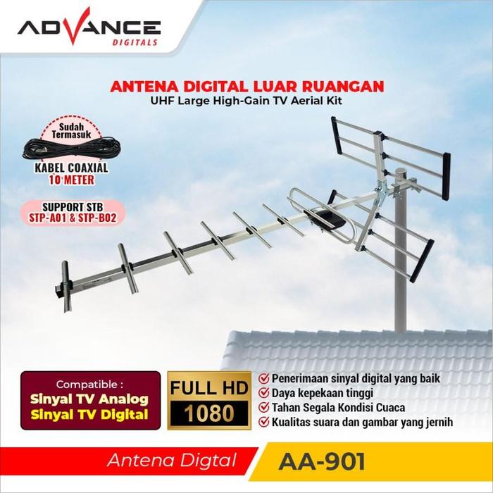 Gambar NEW Antena TV Digital Advance AA-901 AA-801 / Antena Digital Luar - AA-901 dari Cakrawala Abadi undefined Tokopedia