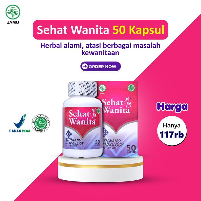 Gambar Obat Nyeri Haid Tidak Normal, Adenomiosis, Perut Sakit & Kram - Wanita - Isi 50 Kapsul dari Toko Dewi Herbal undefined Tokopedia