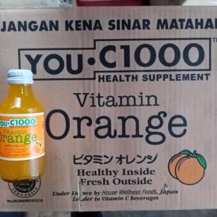 Gambar You C1000 Orange 140ml / You C1000 Rasa Jeruk Botol 1 Dus Isi 30 Botol dari imeldaimel undefined Tokopedia