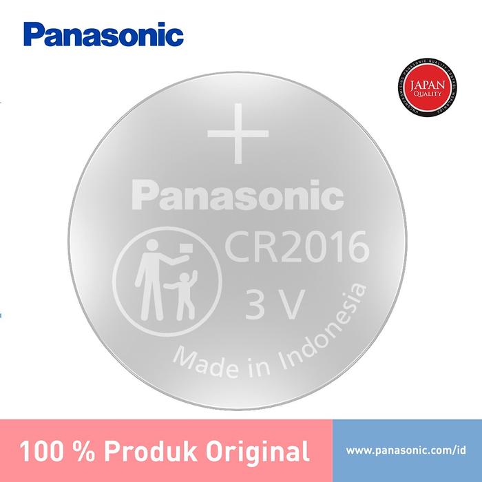 Gambar Panasonic Baterai Koin CR 2032 CR 2025 CR 2016  Battery Coin Lithium CR2032 CR2025 CR2016 3V - 2016 1pc  dari Panasonic Authorized Jakarta Kota Administrasi Jakarta Barat Tokopedia