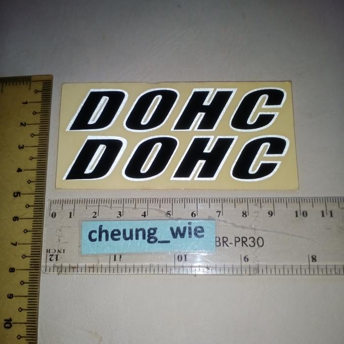 Gambar Stiker / Sticker Cutting Logo DOHC 2bh dari cheung wie undefined Tokopedia