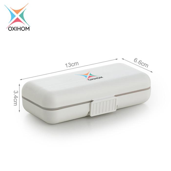 Gambar Oxihom Kotak Obat Harian Tempat Obat Harian Kotak Perhiasan Mini Plastik - S0319, Putih dari Oxihom undefined Tokopedia