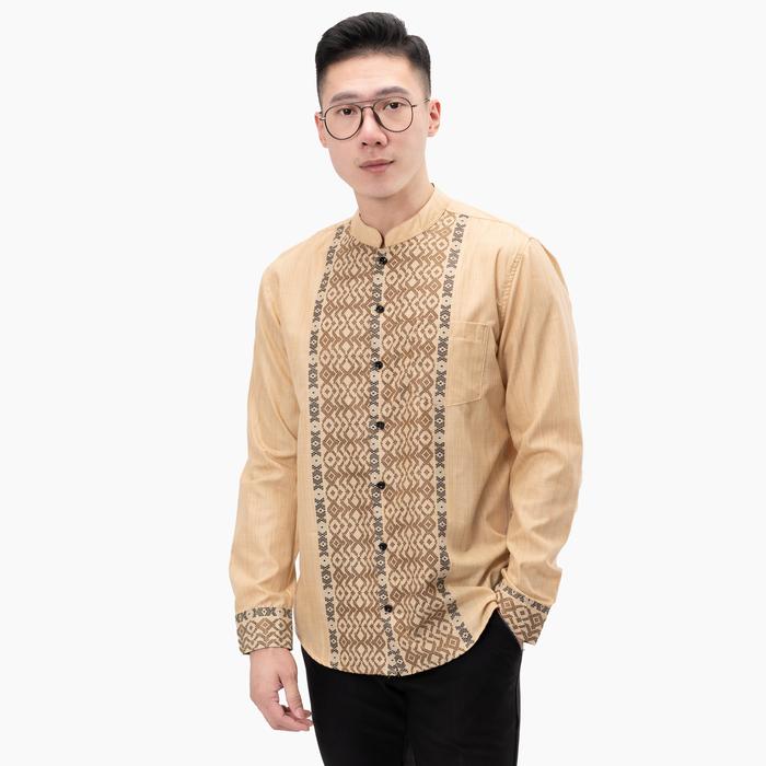 Gambar Jane Frey Clothing Kemeja Koko Lengan Panjang Pria 8104 Koko - JO Gold Cody, M dari Jane Frey Clothing undefined Tokopedia