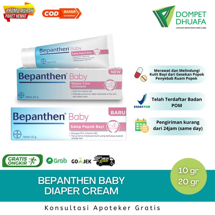 Gambar Bepanthen baby diaper cream - 10 gr dari Apotek_Dompet_Dhuafa undefined Tokopedia