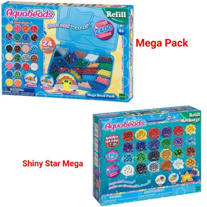 Gambar Aqua Beads Mega Bead Pack Refill - ORI Aquabeads EPOCH dari Mishana Shop undefined Tokopedia