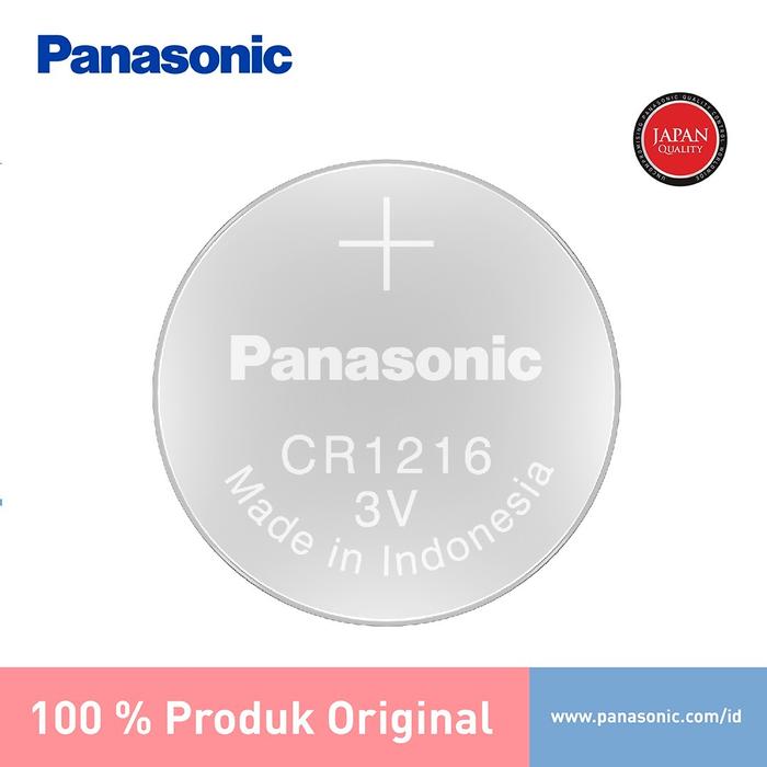 Gambar Panasonic Baterai Koin CR 1216 CR 1220  Battery Coin Lithium 3V - 1216 1pc dari Panasonic Authorized Jakarta Kota Administrasi Jakarta Barat Tokopedia