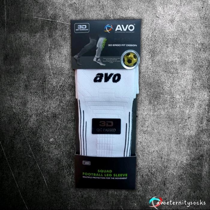 Gambar Kaos kaki sambung Bola Futsal squad football - legsleave squad 3D AVO - Putih dari one sport & fashion undefined Tokopedia