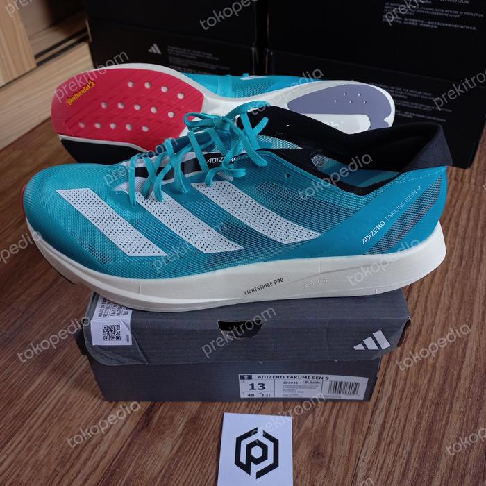 Gambar Adidas Takumi Sen 9 Men/Unisex Running Shoes Original BNIB Lucid Cyan - 10 dari prekitroom undefined Tokopedia