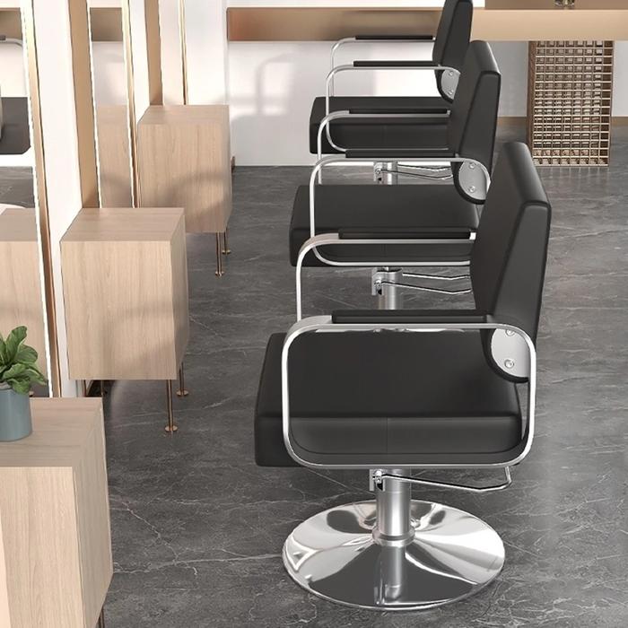 Gambar KURSI BARBERSHOP KURSI PANGKAS RAMBUT KURSI SALON HIDROLIK dari OKE GROS undefined Tokopedia