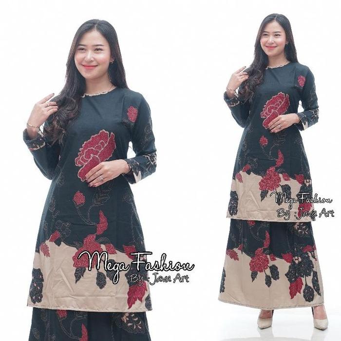 Gambar Terbaik BAJU KURUNG MELAYU MALAYSIA ATASAN KERJA GURU RNB BAJU - RNT MAHESA NAVY, XL dari Adolf Kitler undefined 5 Tokopedia