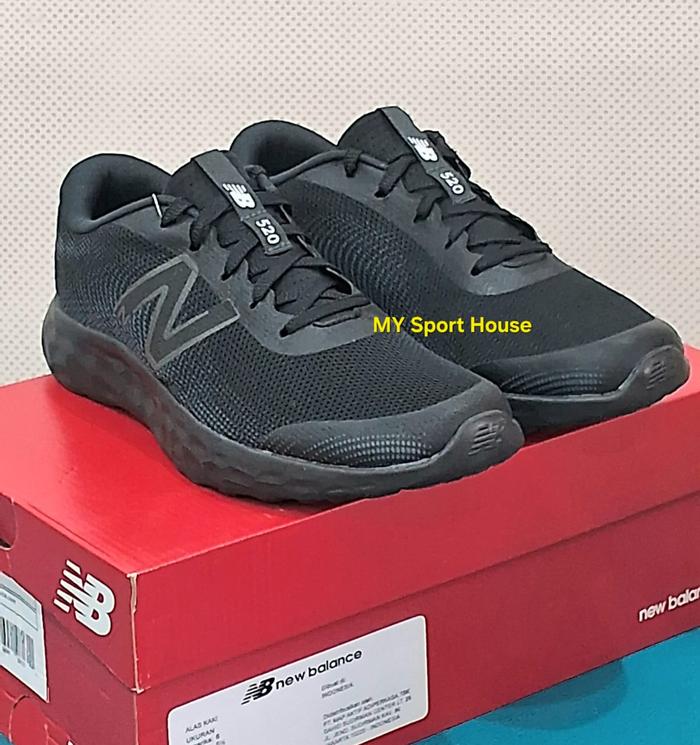 Gambar Sepatu Lari New Balance 520v8 Running Shoes Original - Black - 38,5 (24cm) dari MY Sport House undefined Tokopedia