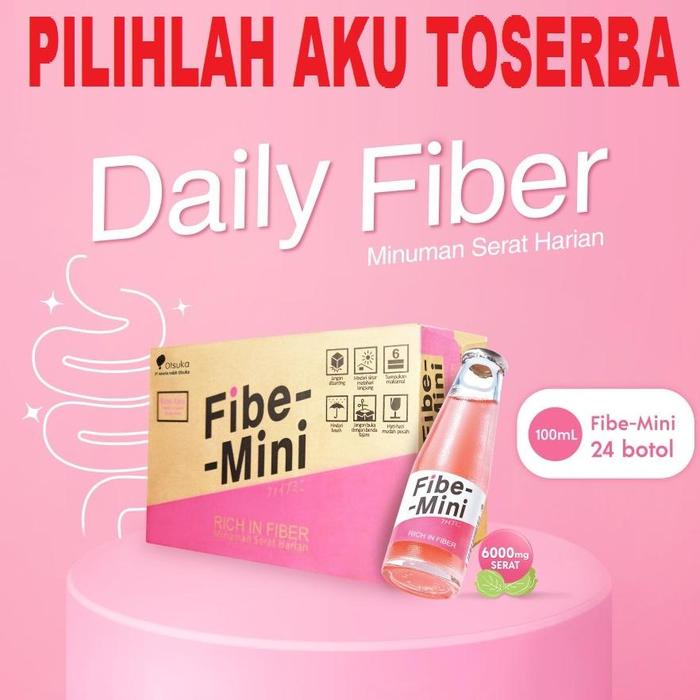 Gambar FIBE MINI 100 ml - ( Harga 1 Dus isi 24 Botol ) - TERMASUK BUBBLE WRAP dari rzalantni4 undefined Tokopedia