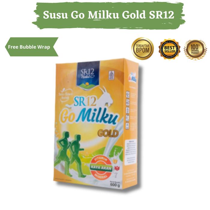 Gambar Susu Kambing Bubuk Lansia Go Milku Gold SR12 Sakit Pinggang Gomilku - 200 gr dari SR12 Bekasi 21 undefined Tokopedia