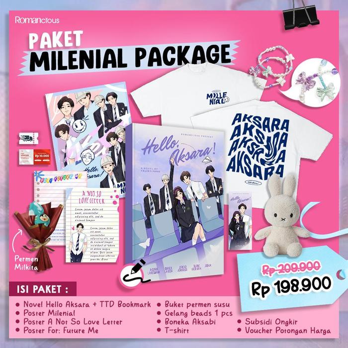 Gambar Buku Novel Hello, Aksara! - Falistiyana - Romancious - Bumi Fiksi - Milenial Packag dari bumifiksijakarta undefined Tokopedia