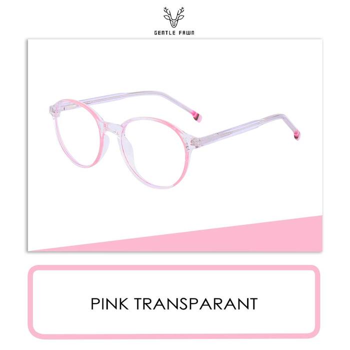Gambar Gray Pink Kacamata Anti Radiasi Blueray Bentuk Oval Style Unisex 23020 - PINK TP, MIN PHOTOCROMIC dari Gray Pink undefined Tokopedia