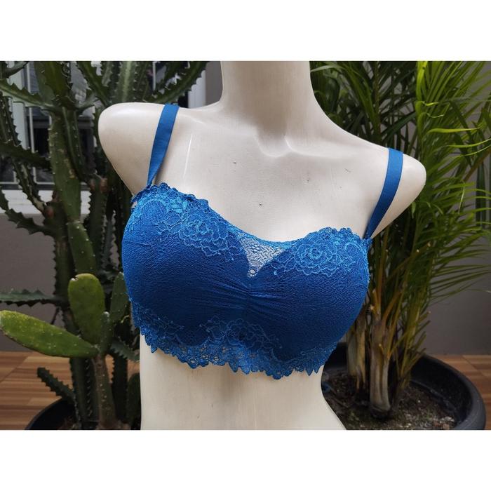 Gambar BRA VALEGE BRANDED BLE DBL BLK FULL LACE SIZE 34C 36B 36D 38B 38C - BIRU TUA 36D dari Mignon Fairys House undefined Tokopedia