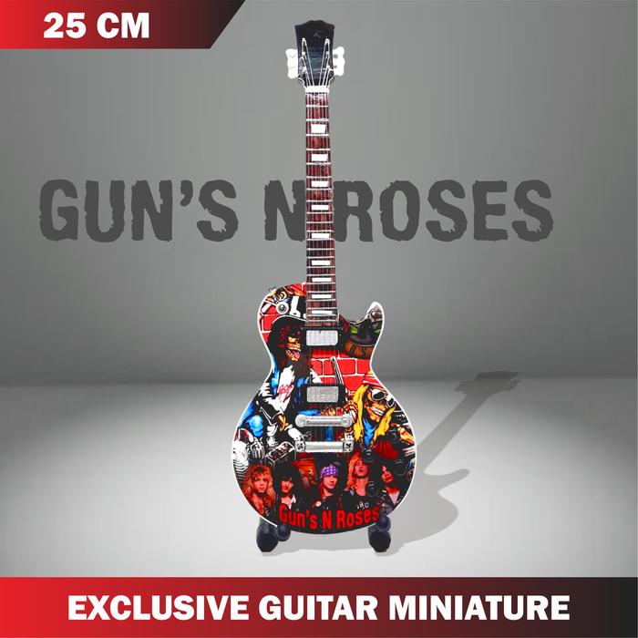 Jual Miniature Gitar Guns n Roses Decal Printing - Kab. Bantul ...