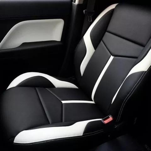 Gambar sarung jok mobil Wuling convero DB full seat 3 baris - hitam putih dari Komboy jok undefined Tokopedia