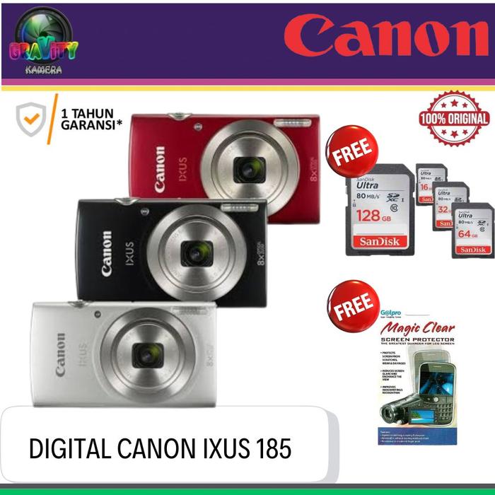 64gb Canon Ixus 185 Memory Card 64GB SD Card U3 4K Memory For