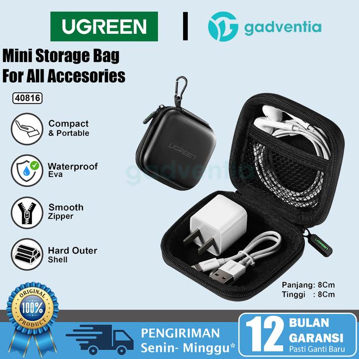 Gambar UGREEN Tas Travel Pouch Organizer Electronic Storage Bag Accessories - UGREEN 40816 dari GADVENTIA undefined Tokopedia