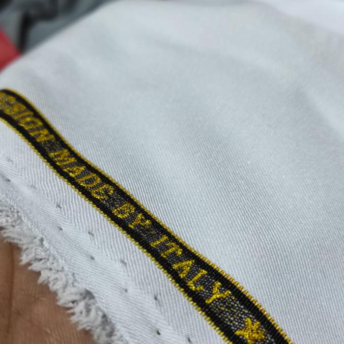 Gambar Kain Bahan Celana Semiwool Eceran Meteran - Putih, 1 meter dari PushRayon undefined Tokopedia