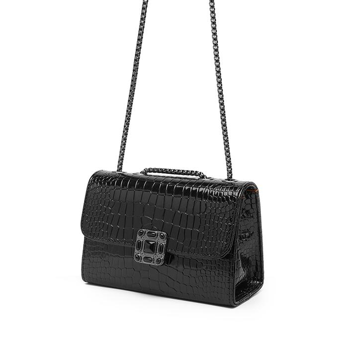 Gambar CEKA Tas Selempang Wanita Bag Wanita Cewek Croco Mini Tali Rantai Pesta Kondangan Terbaru Sling Bag - Emelia Bag - Black, Dustbag dari CEKA undefined Tokopedia