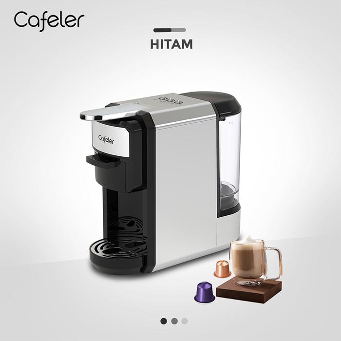 Gambar Cafeler Mesin Kopi Multi Kapsul 3IN1 / Capsule Coffee Maker 19Bar - SILVER dari Cafeler Kota Administrasi Jakarta Utara Tokopedia