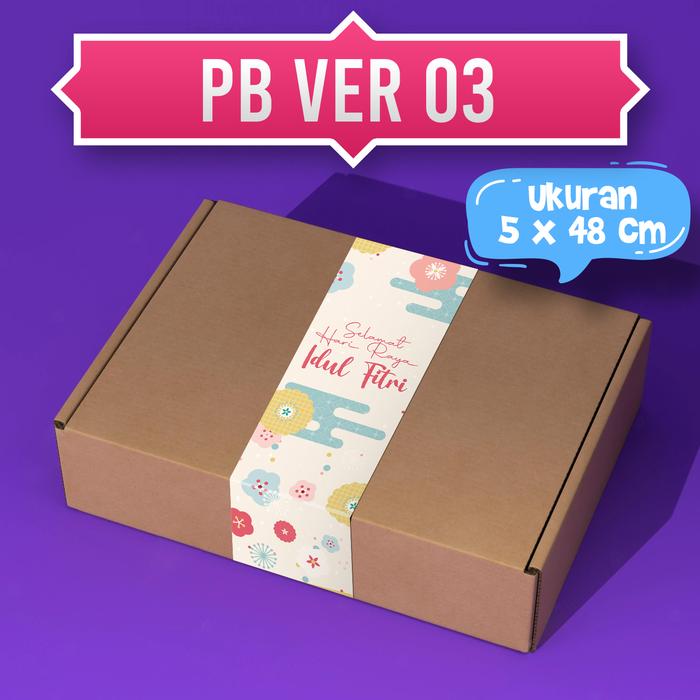 Gambar Paper Belt Lebaran / Sleeve / paperbelt Segel Hampers Idul Fitri - PB VERTIKAL 3 dari etekadai undefined Tokopedia