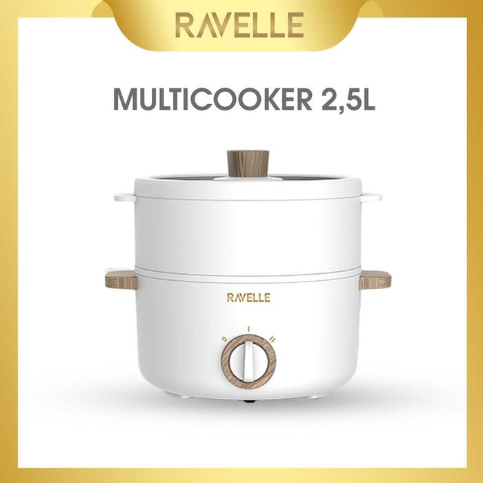 Gambar NEW MULTI COOKER DIGITAL RAVELLE  Kapasitas 1,5L/1,6L/2,5 LITER - 2,5LRMC25 dari OXYGEN-ID undefined Tokopedia