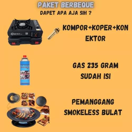 Gambar kompor portable/kompor gas portable/kompor portable 2in1 omicko - single kompor dari Alima tex undefined Tokopedia