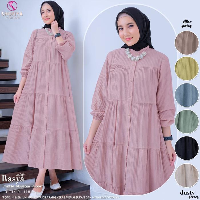 ワンピース MYLAN Crinkle Maxi Dress Cherry Blossom MYLAN Crinkle Maxi Dress Cherry Blossom