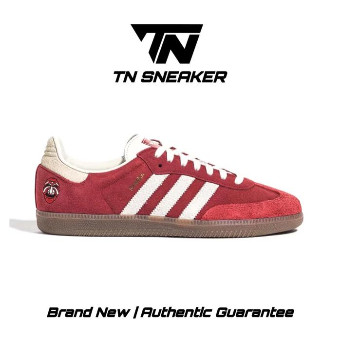 Jual Adidas Samba OG Tal Better Scarlet Off White (100