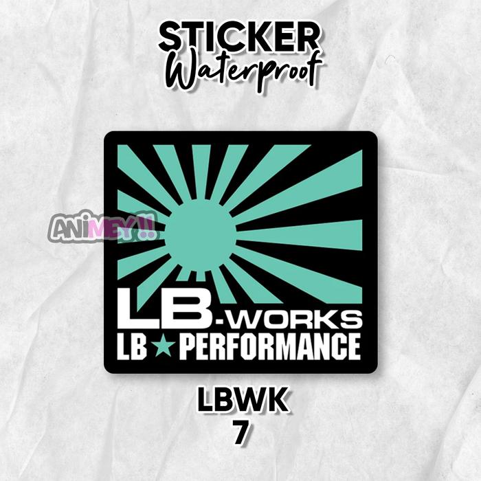 Jual Stiker LBWK Logo / Sticker Liberty Walk / Stiker JDM - 7 - Kab ...