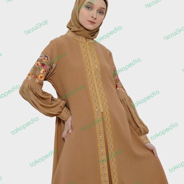 Gambar Abaya HIKMAT A9927 Original + hijab - Hitam, S dari NezsaShop undefined 5 Tokopedia