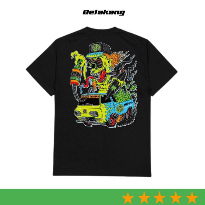 Gambar Kaos Reguler Combed 24s Scetsa MedicalDelivery w001 - wordstreet - Hitam, XS dari World Street undefined Tokopedia
