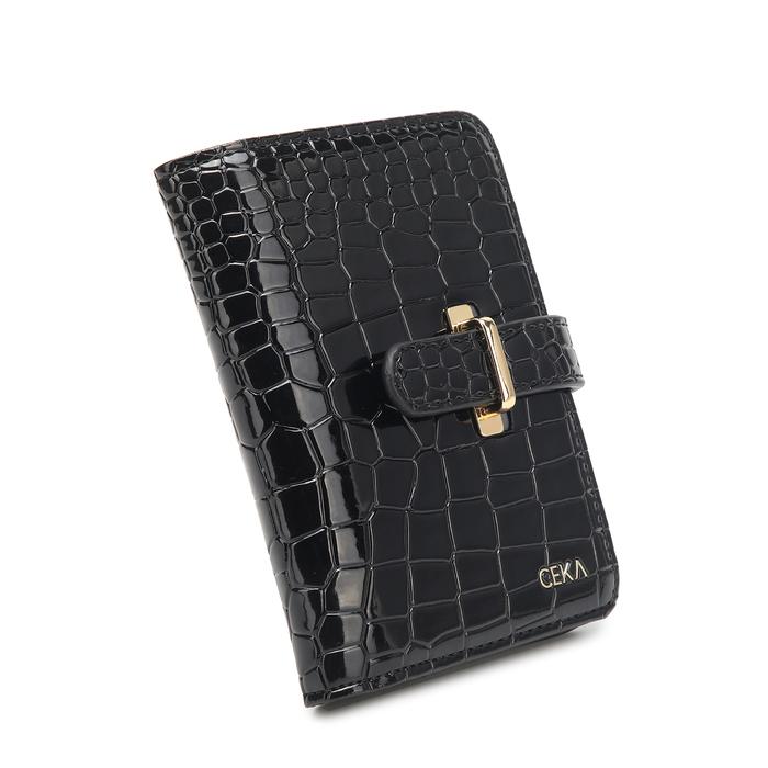 Promo CEKA Dompet Wanita Croco Printed Short Wallet Kekinian - INDI ...