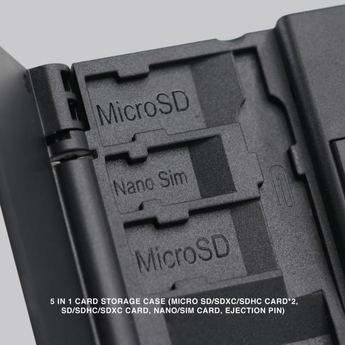 Jual Card Reader Rexus Rxc-305 2in1 With Storage Case Usb 3.0 - Biru Di ...