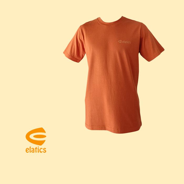 Gambar Elatics x TENCEL I Basic Tee TENCEL Blended Cotton Tshirts - Pendek - Orange Bata, XXS dari Elatics undefined Tokopedia