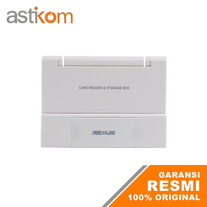 Jual Card Reader Rexus RXC-305 2in1 with Storage Case USB 3.0 - Putih ...