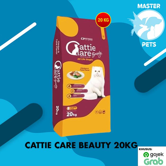 Gambar Gosend Makanan Kucing Cattie Care Cat Food 20 KG - BEAUTY20KG dari Master Pet shop undefined Tokopedia