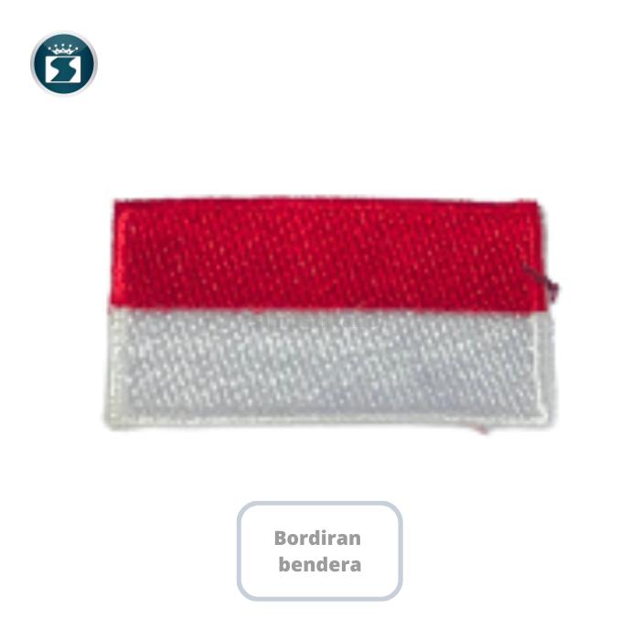 Gambar atribut bordir sekolah logo badge emblem bet osis sd smp sma bendera - bendera dari simpati tailor undefined Tokopedia