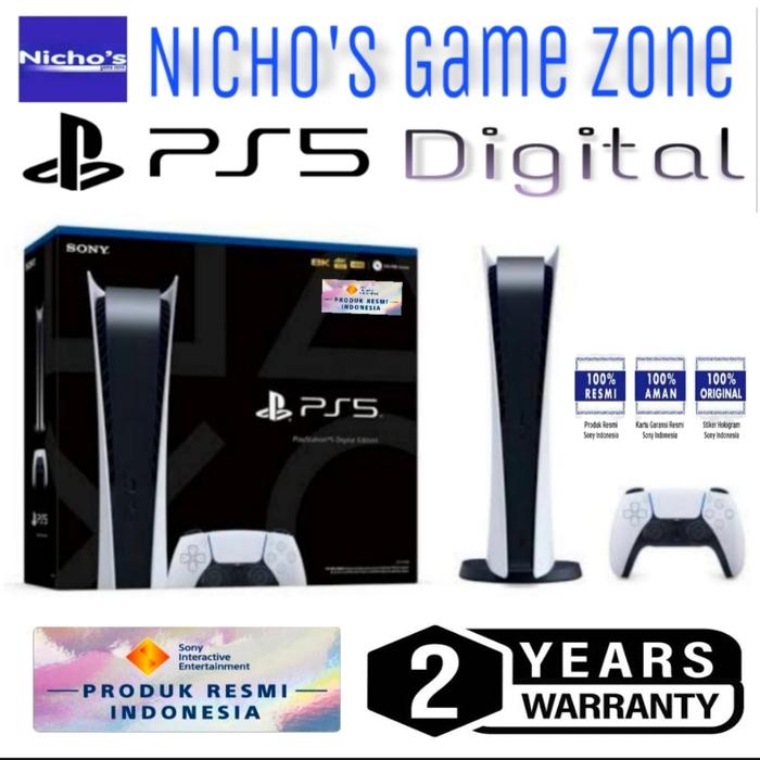 Gambar Sony PS5 / Playstation 5 Digital Version - Sony indo dari nichos game zone undefined Tokopedia