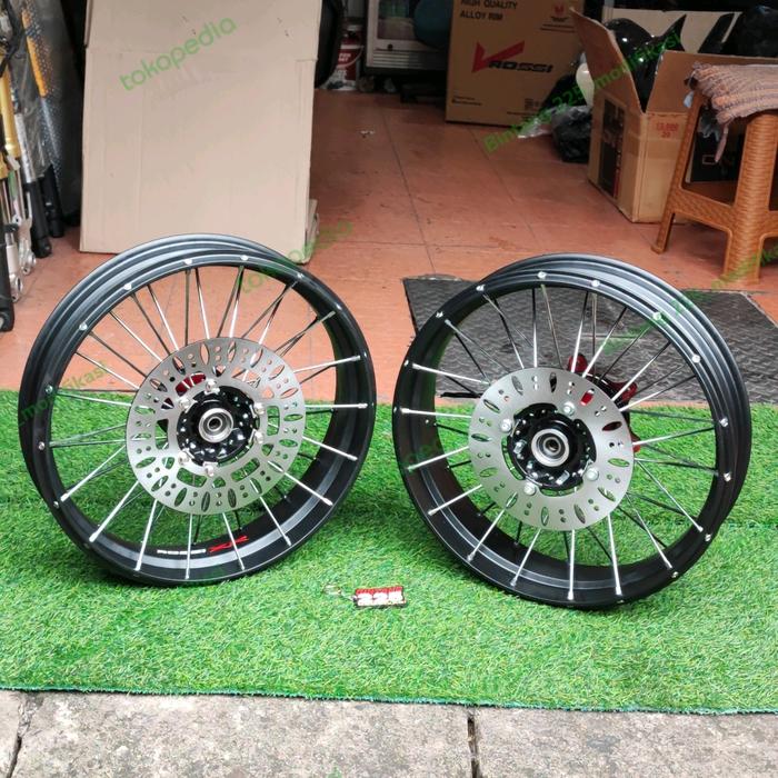 Gambar VELG VROSSI XR TUBLES CRF 150 SUPERMOTO VELG JARI JARI JARI TUBLES CRF dari bintang225modifikasi undefined Tokopedia