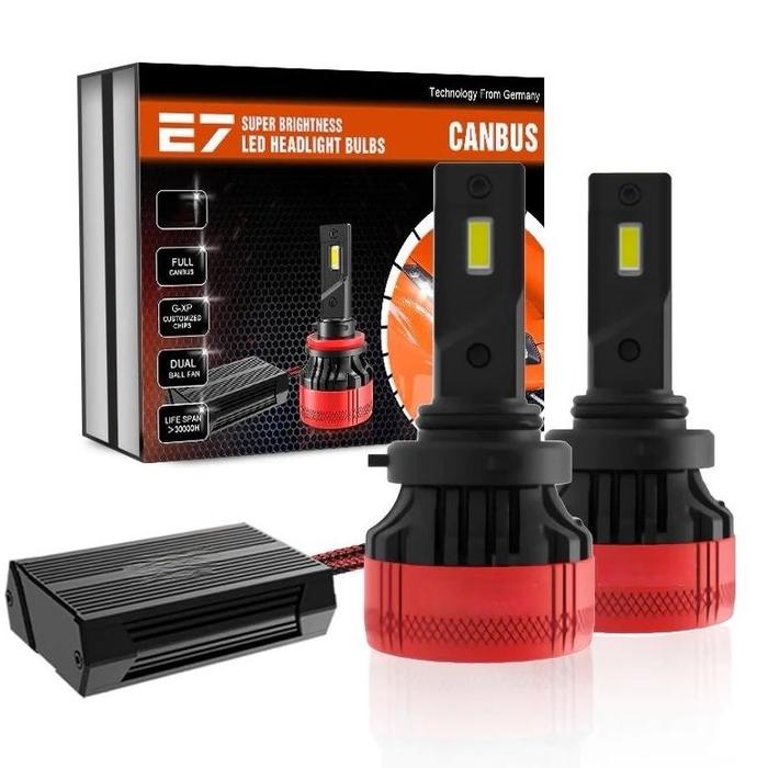 Gambar Headlamp LED E7 G-XP Chip CANBUS H1 H4 H7 H8 H9 H11 HB3 HB4 HIR2 - HB4 dari Lampu Mobil Led undefined Tokopedia